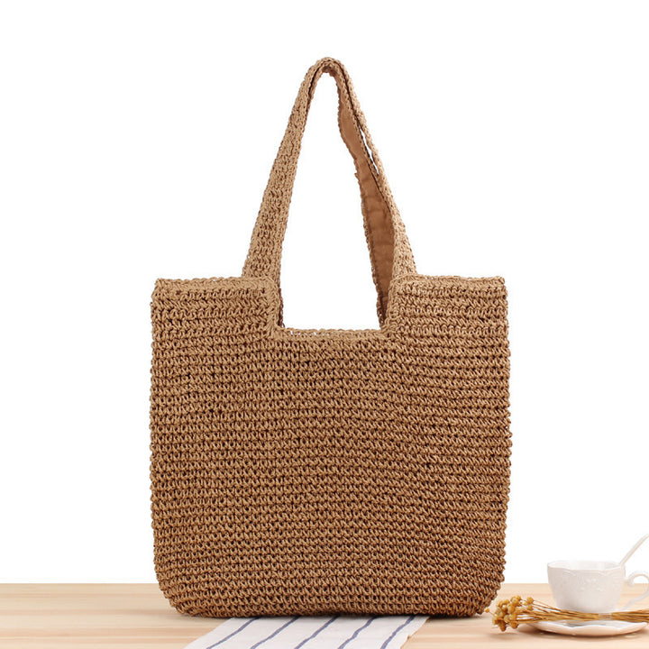 Handmade tote bag made of natural wicker Stornfield