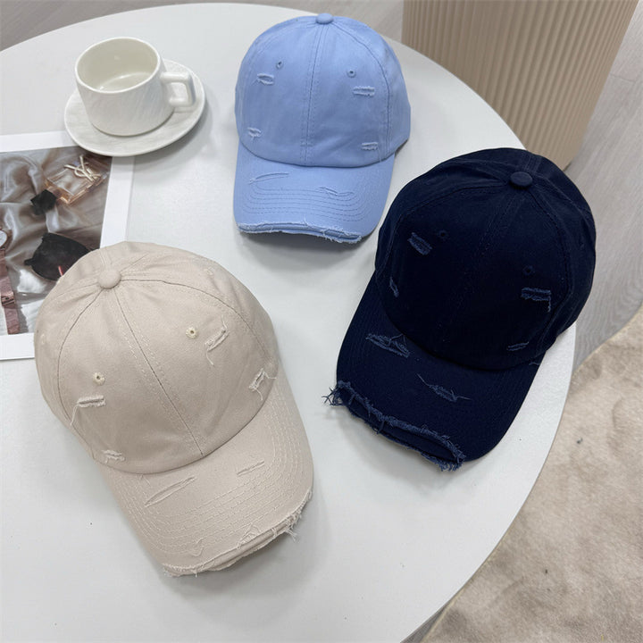 Men's Distressed Vintage-Style Baseball Cap Stornfield
