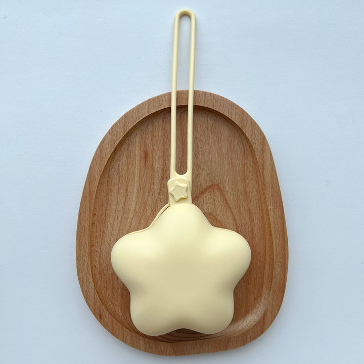 Silicone Star-Shaped Mini Pouch with Loop Strap