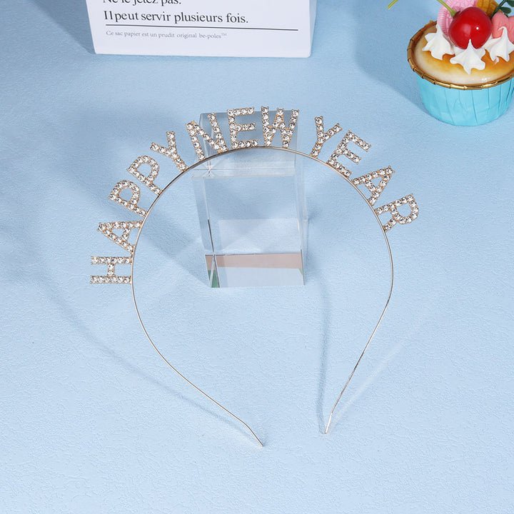 Ladies Glitter Hair Band with "Happy New Year" inscription Stornfield