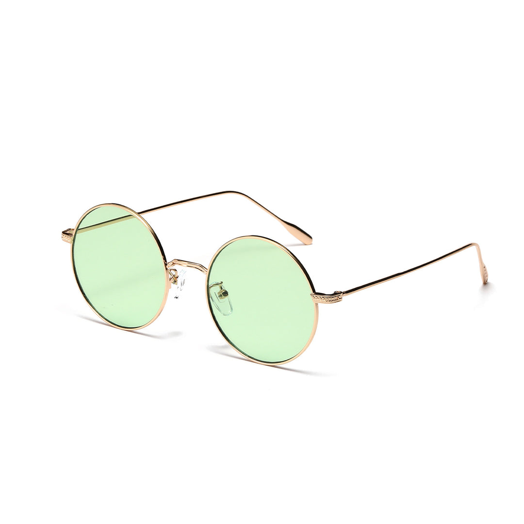 Women round fashionable sunglasses with glamorous frame Stornfield
