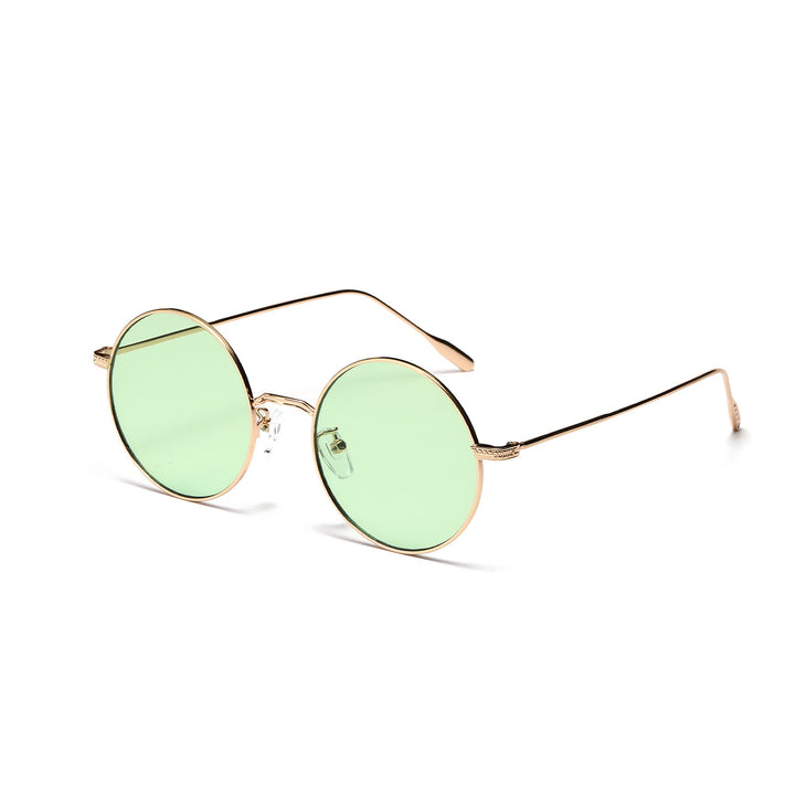 Women round fashionable sunglasses with glamorous frame Stornfield