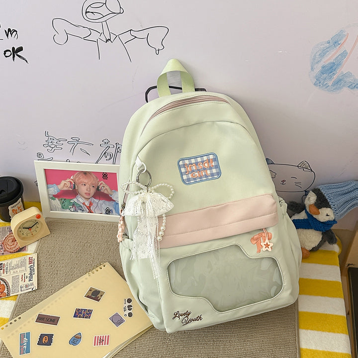 Cute Cartoon-Embellished Mini Backpack Stornfield
