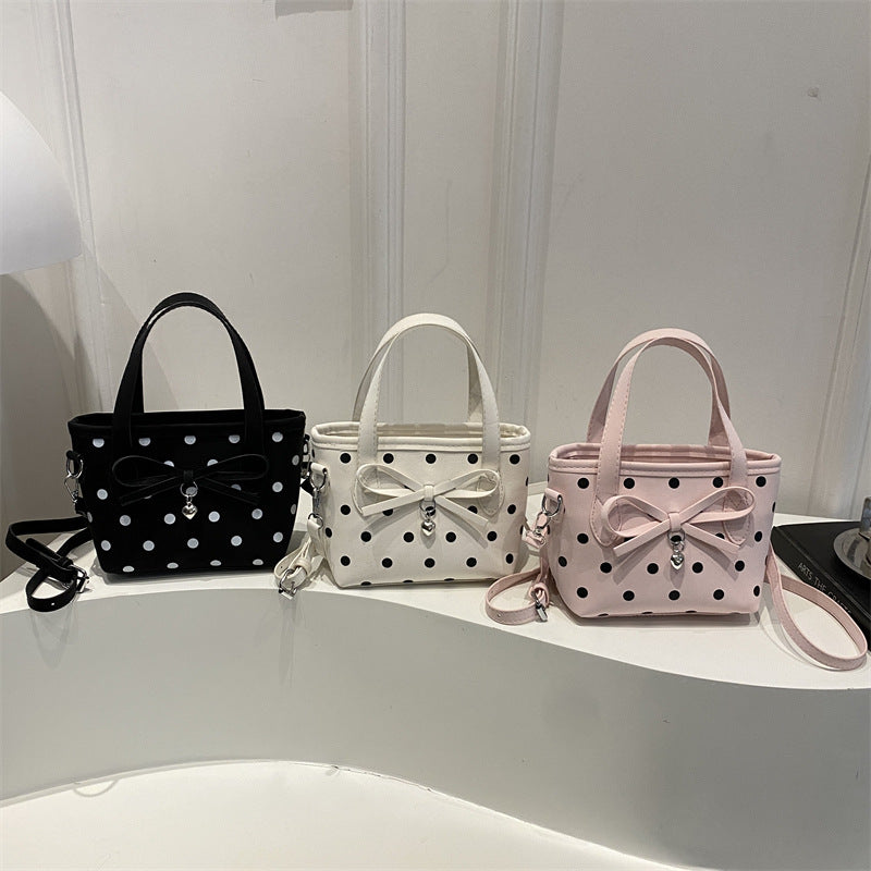 Charming Polka Dot Mini Handbag