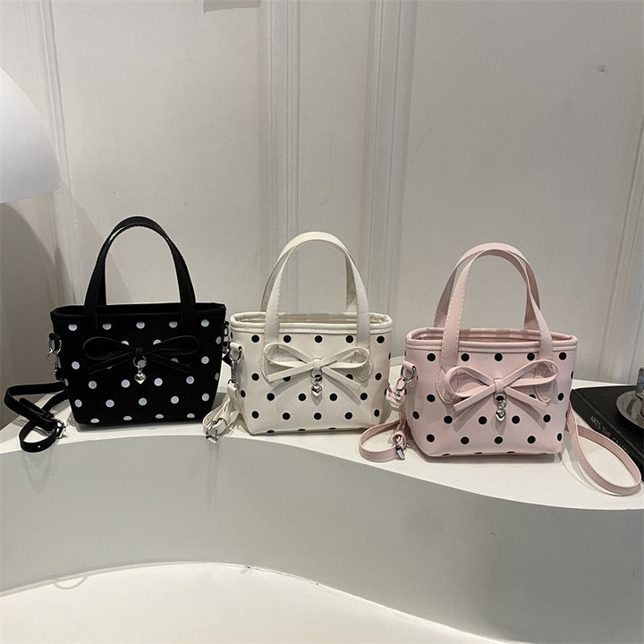 Charming Polka Dot Mini Handbag