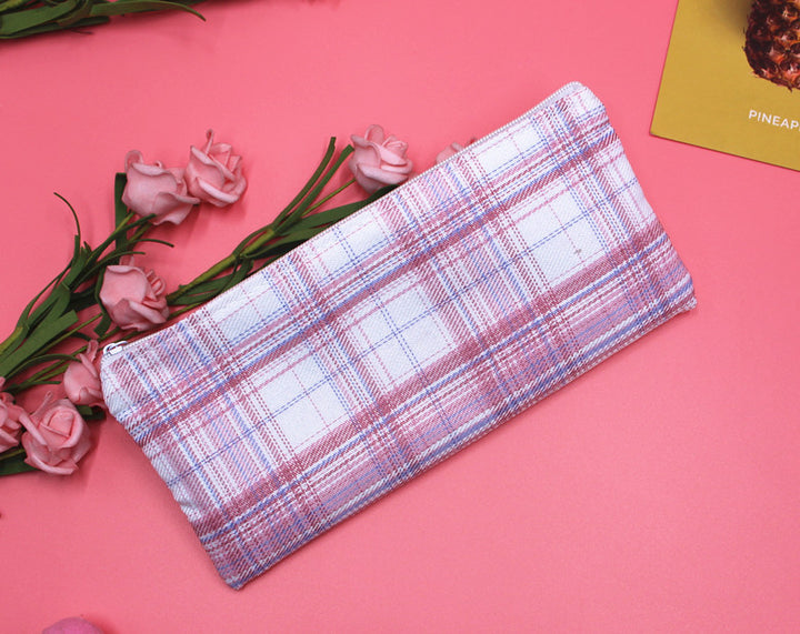Stylish Plaid Pencil Case Stornfield