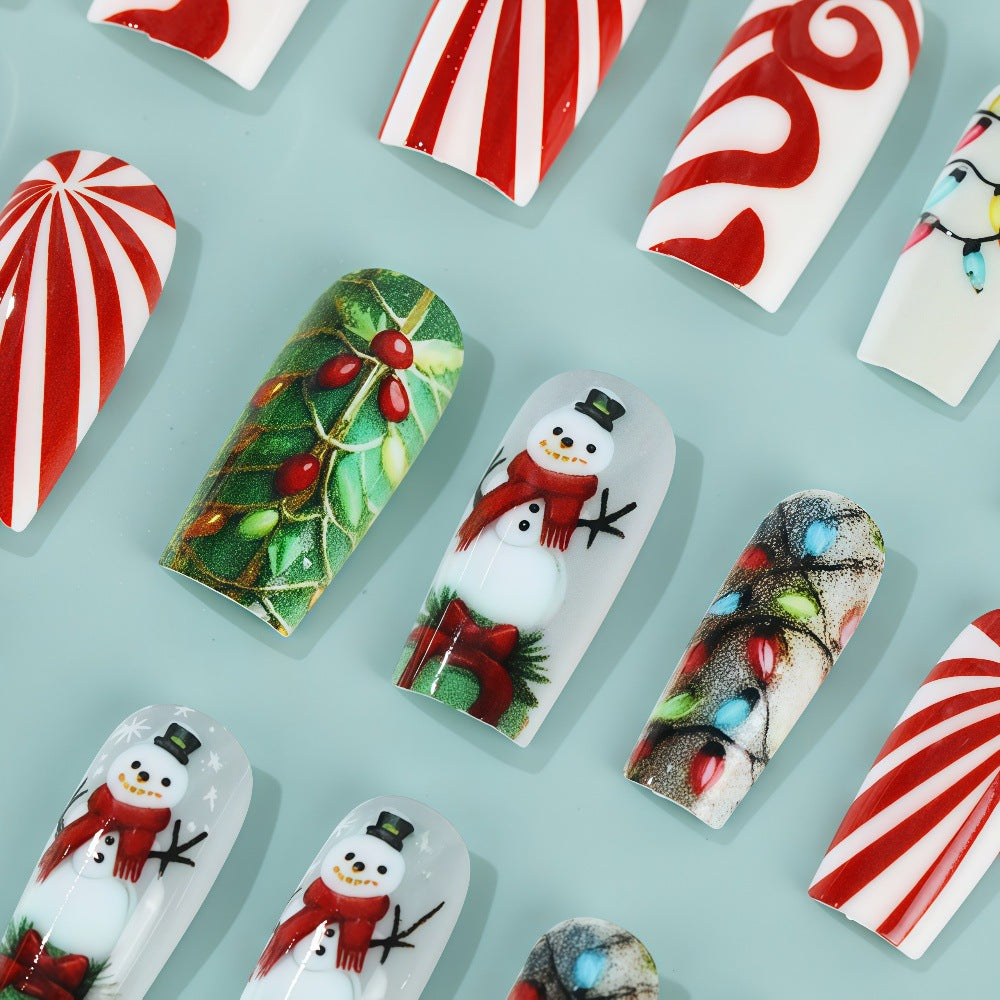 Creative Christmas Art Nails Set Stornfield