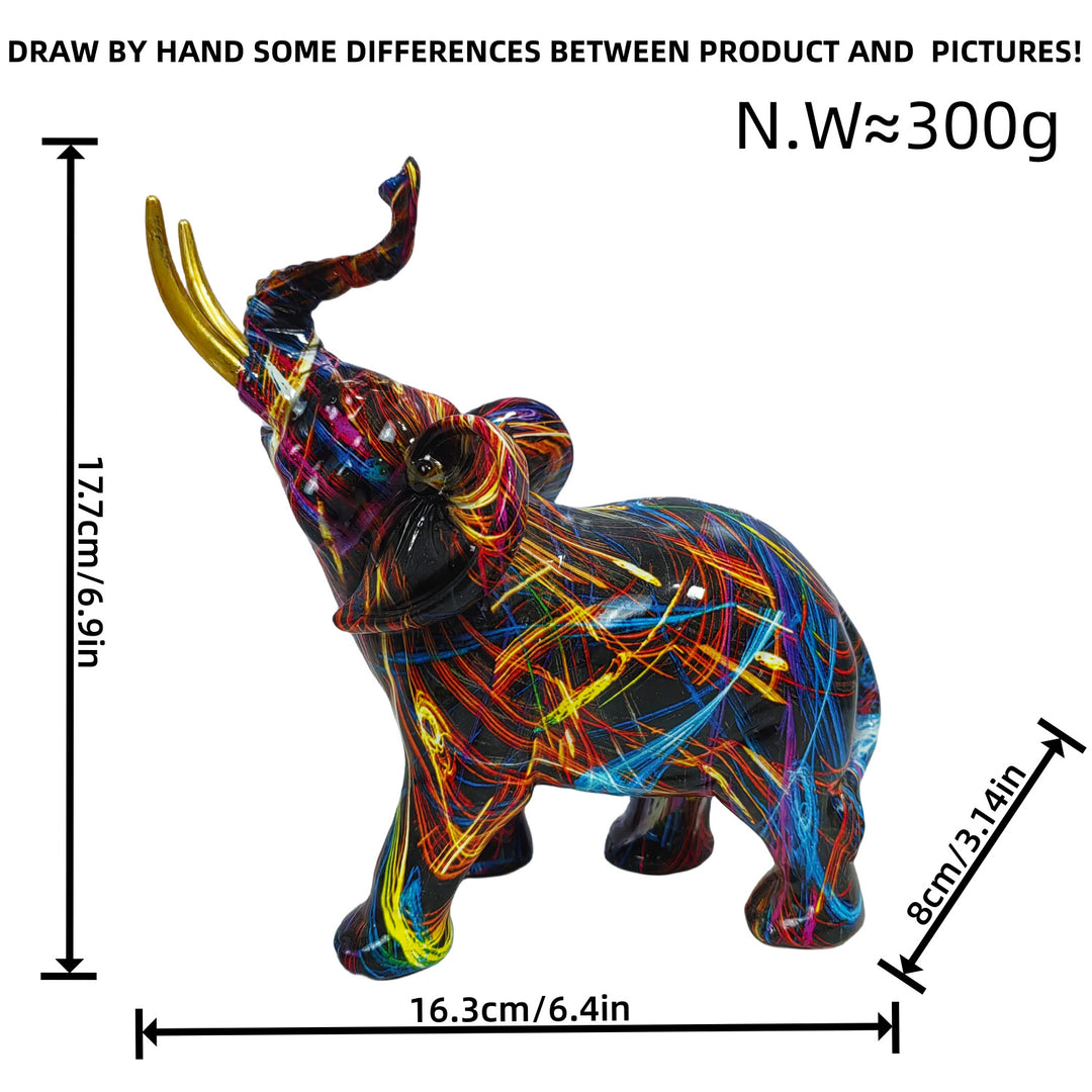 Artistically designed elephant figure Stornfield