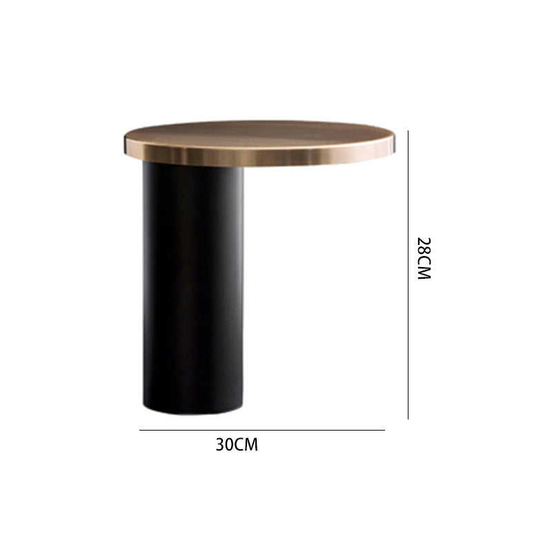 Minimalist Table Lamp with Metallic Accent