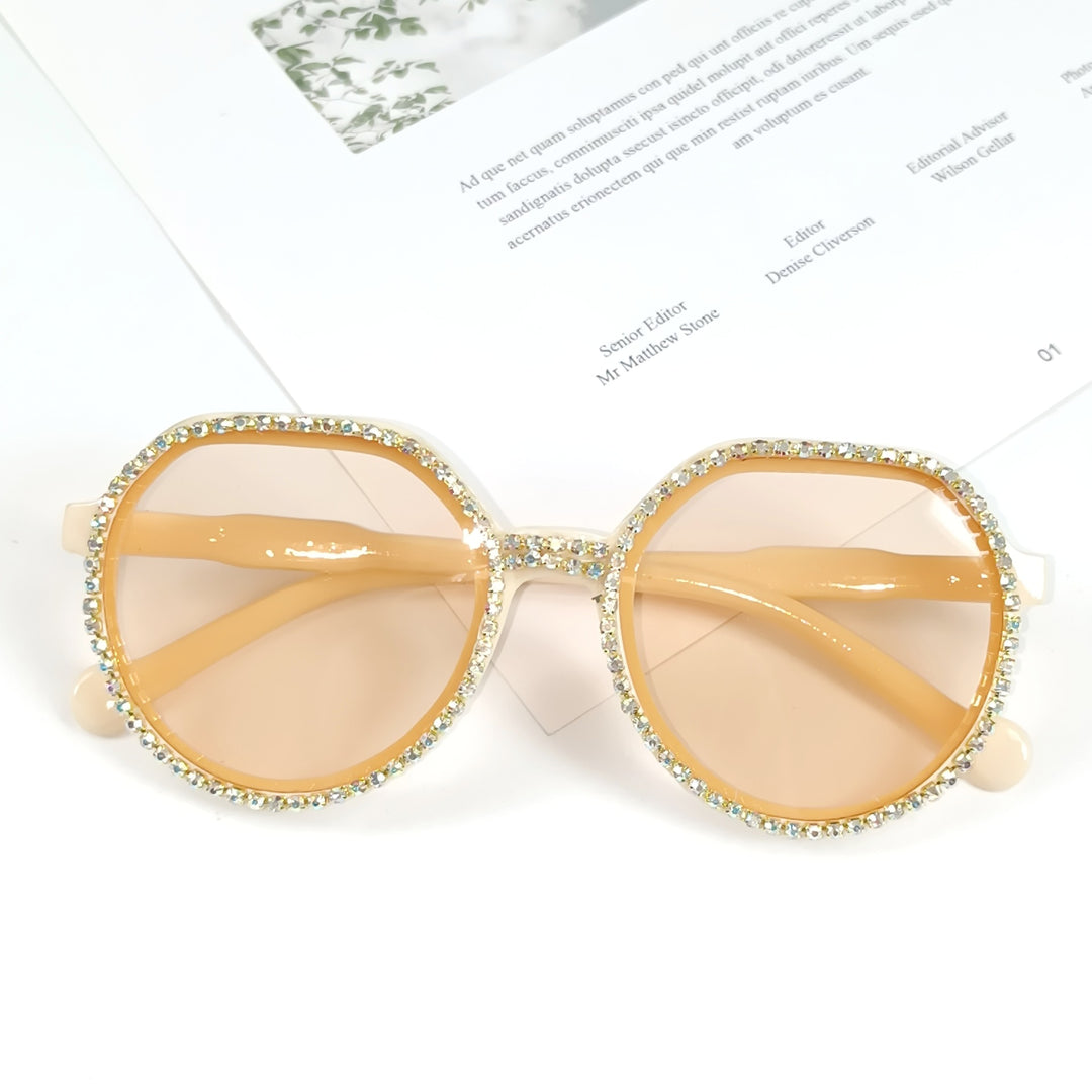 Women Glittering Oversized Sunglasses Stornfield