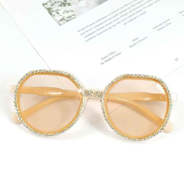 Women Glittering Oversized Sunglasses Stornfield