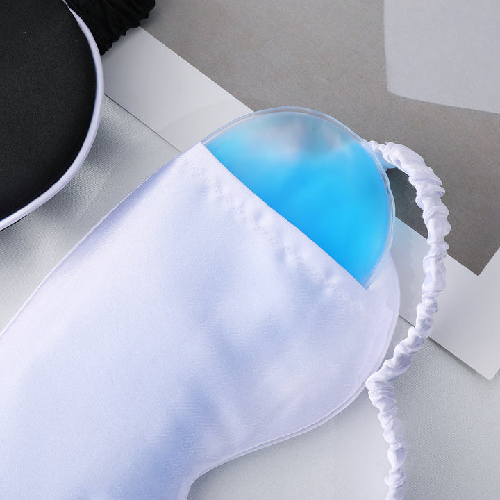 Women's nan silky soft sleep mask with removable gel cooling pad and adjustable comfort strap Stornfield