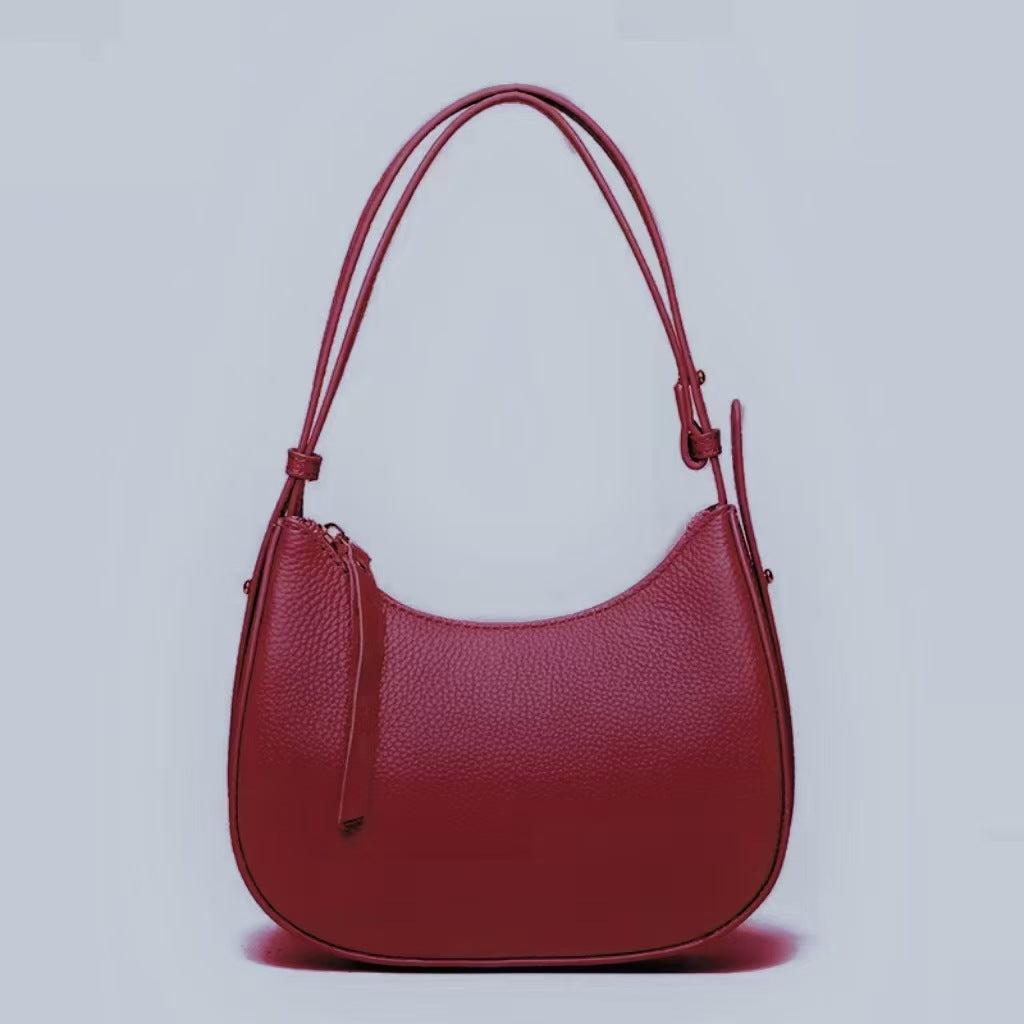 Stylish Pebbled Leather Hobo Bag Stornfield
