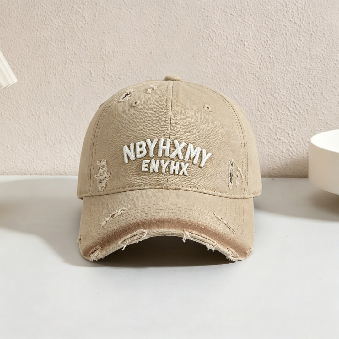 Men's Casual Distressed Textured Baseball Cap Stornfield