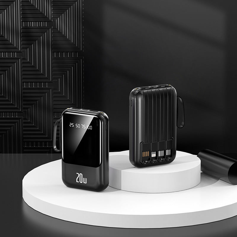 Portable power bank with state-of-the-art charging display and fast USB-C connection Stornfield
