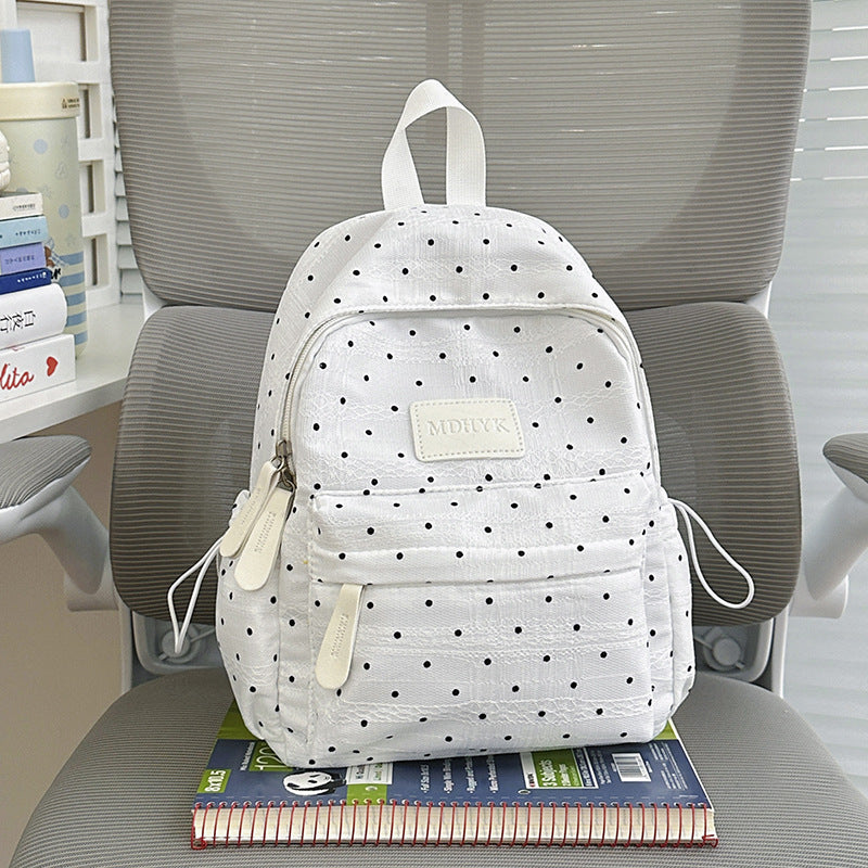 Compact Polka Dot Backpack Stornfield