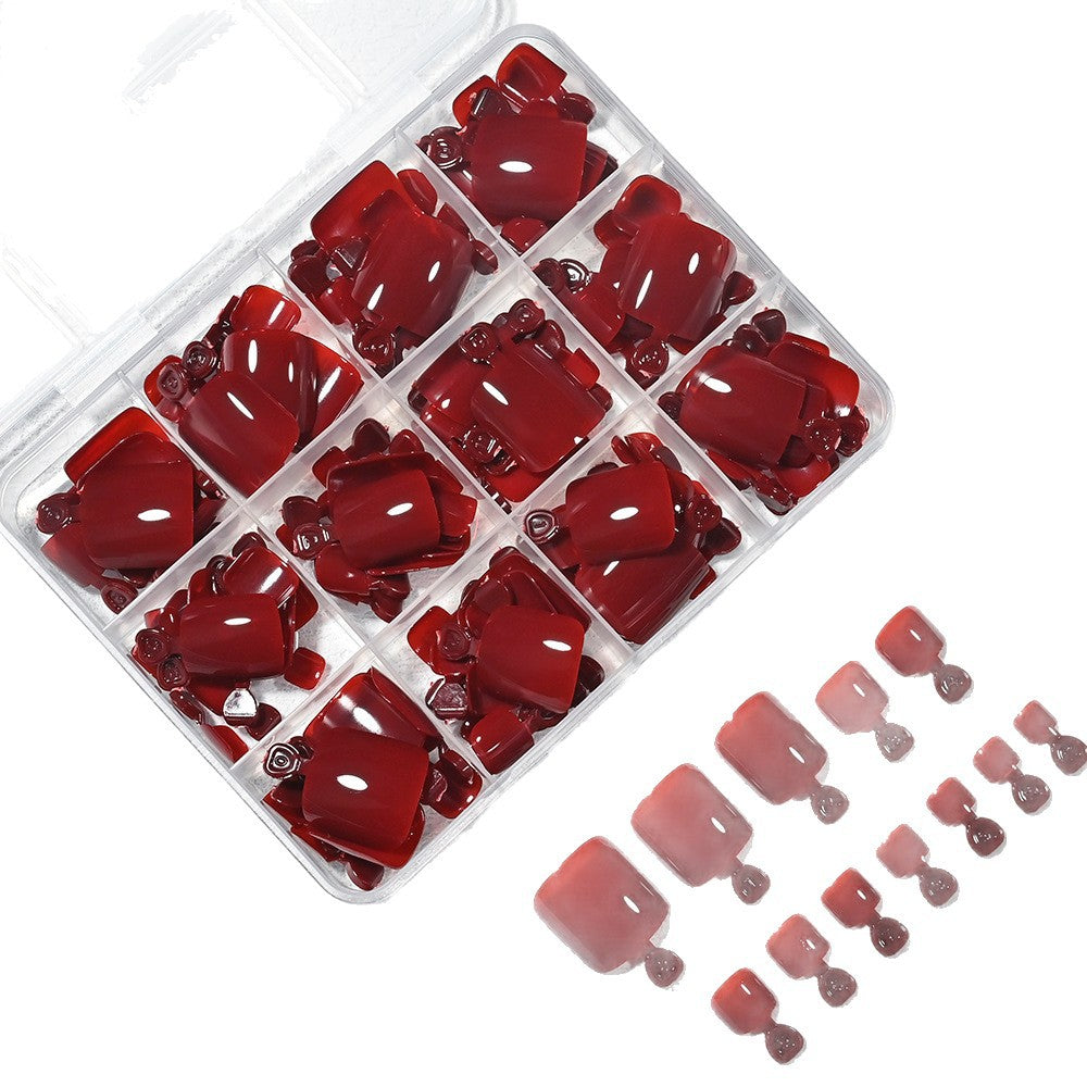 Premium Press-On Toenail Kit Stornfield