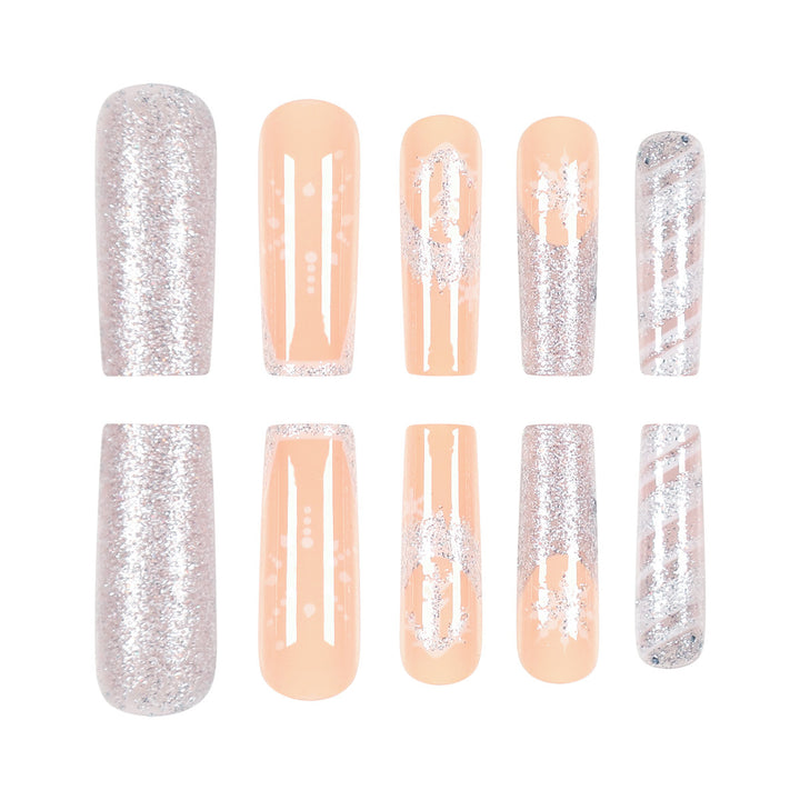 Elegant Long Press-On Nail Art Stornfield