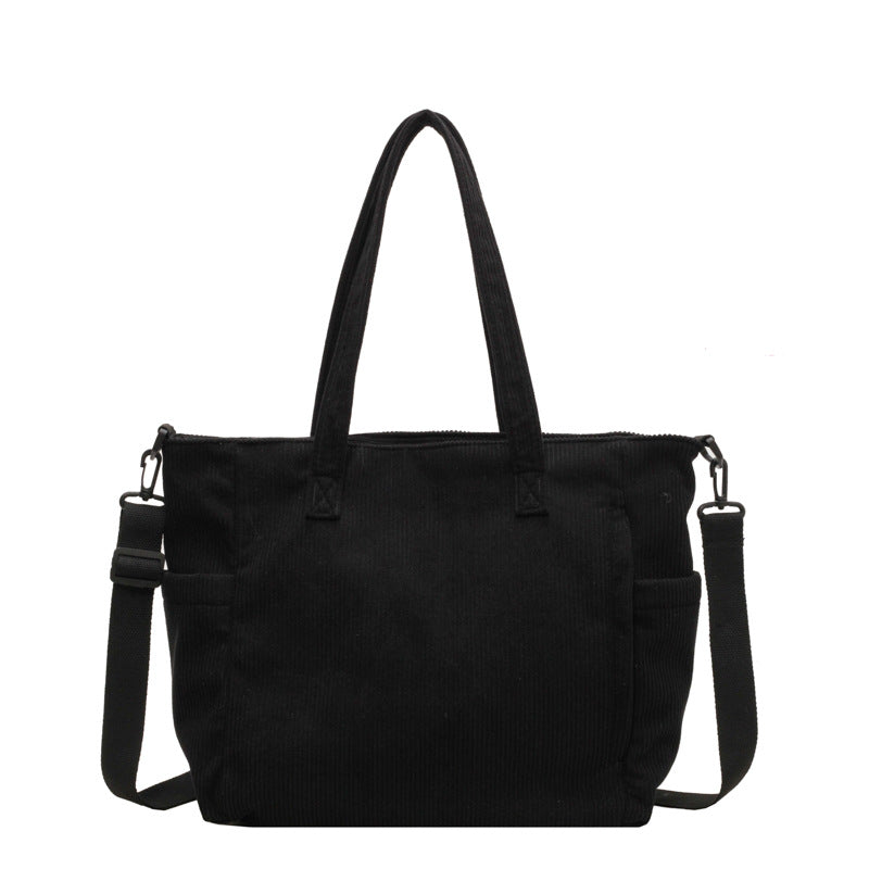 Textured Multi-Pocket Travel Tote Stornfield