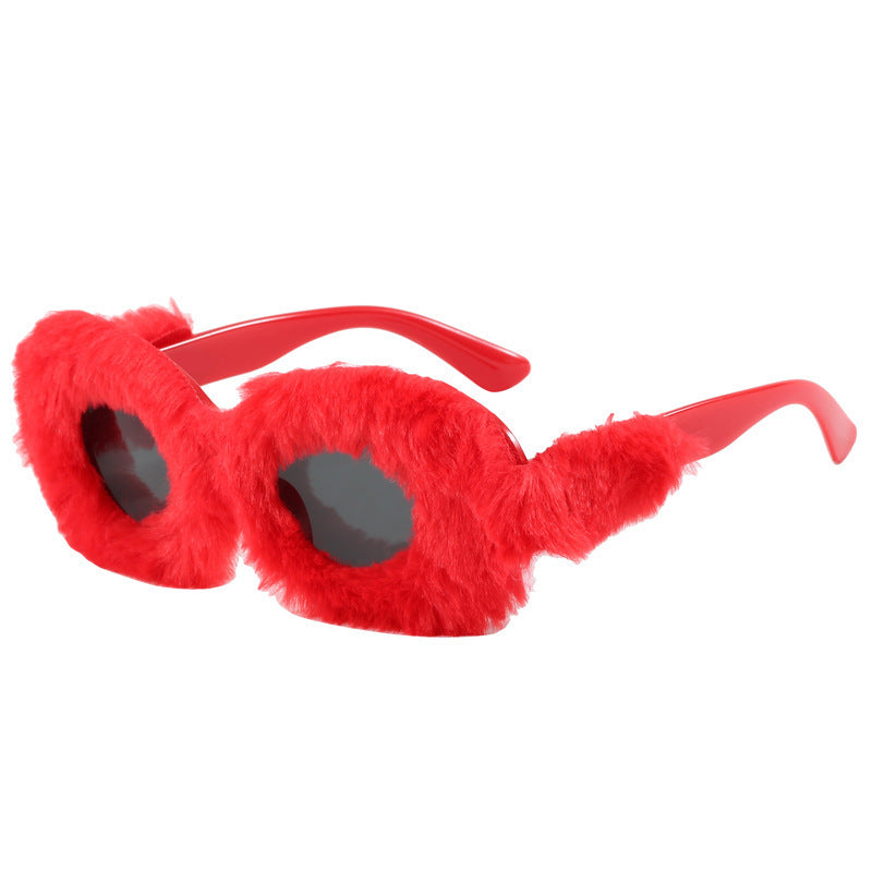 Women's fashionable sunglasses in trendy fleece design Stornfield