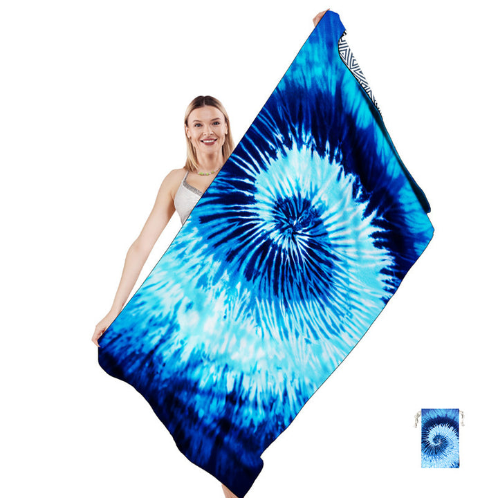 Multifunctional beach towel in creative mandala design Stornfield