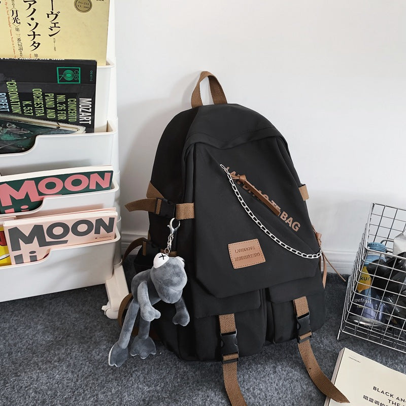Casual Multi-Pocket School Backpack Stornfield
