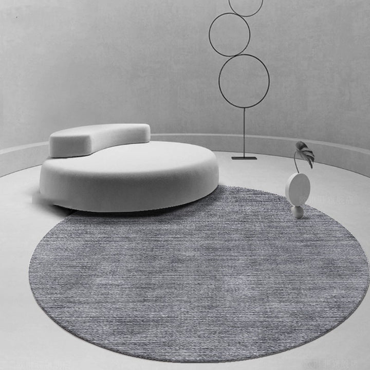 Round Geometric Pattern Area Rug Stornfield