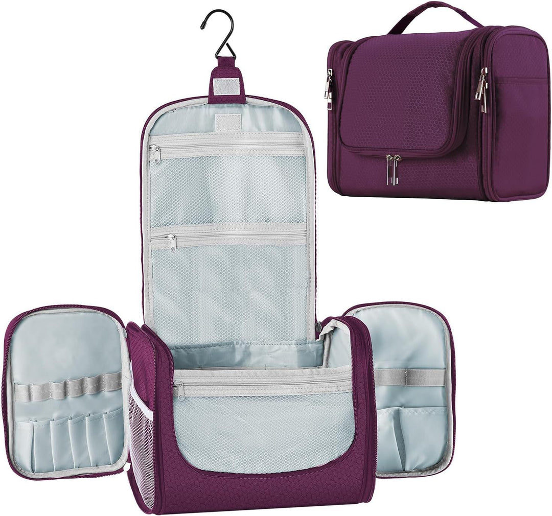 Cosmetic organizer with hooks and multiple compartments Stornfield
