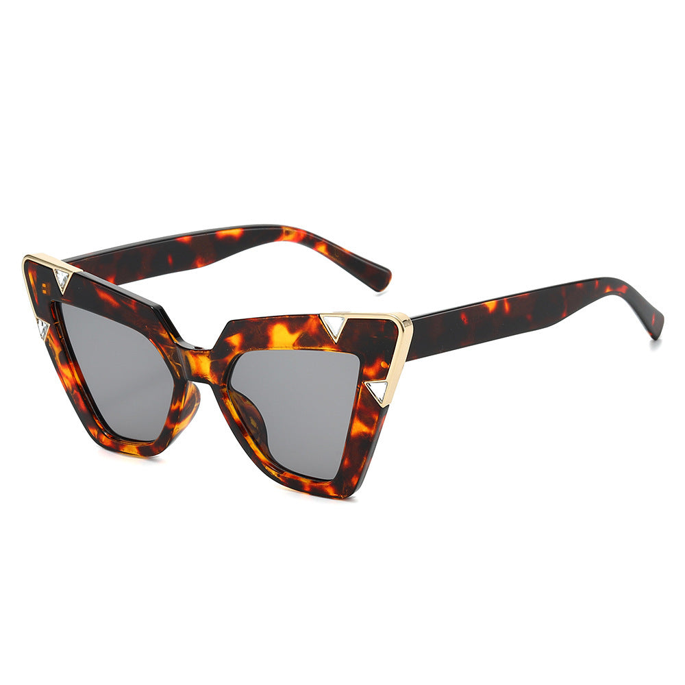 Statement Cat-Eye Sunglasses with Decorative Accents Stornfield