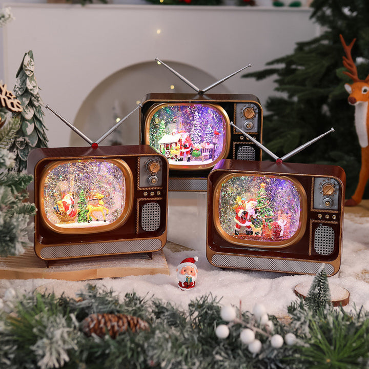 Nostalgic Christmas TV Decoration Stornfield