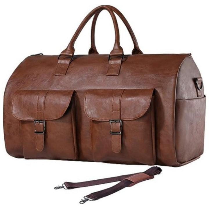 Elegant Travel Bag with Integrated Suit Compartment Stornfield