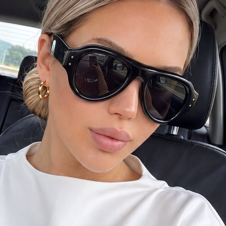 Women unique sunglasses in retro style Stornfield