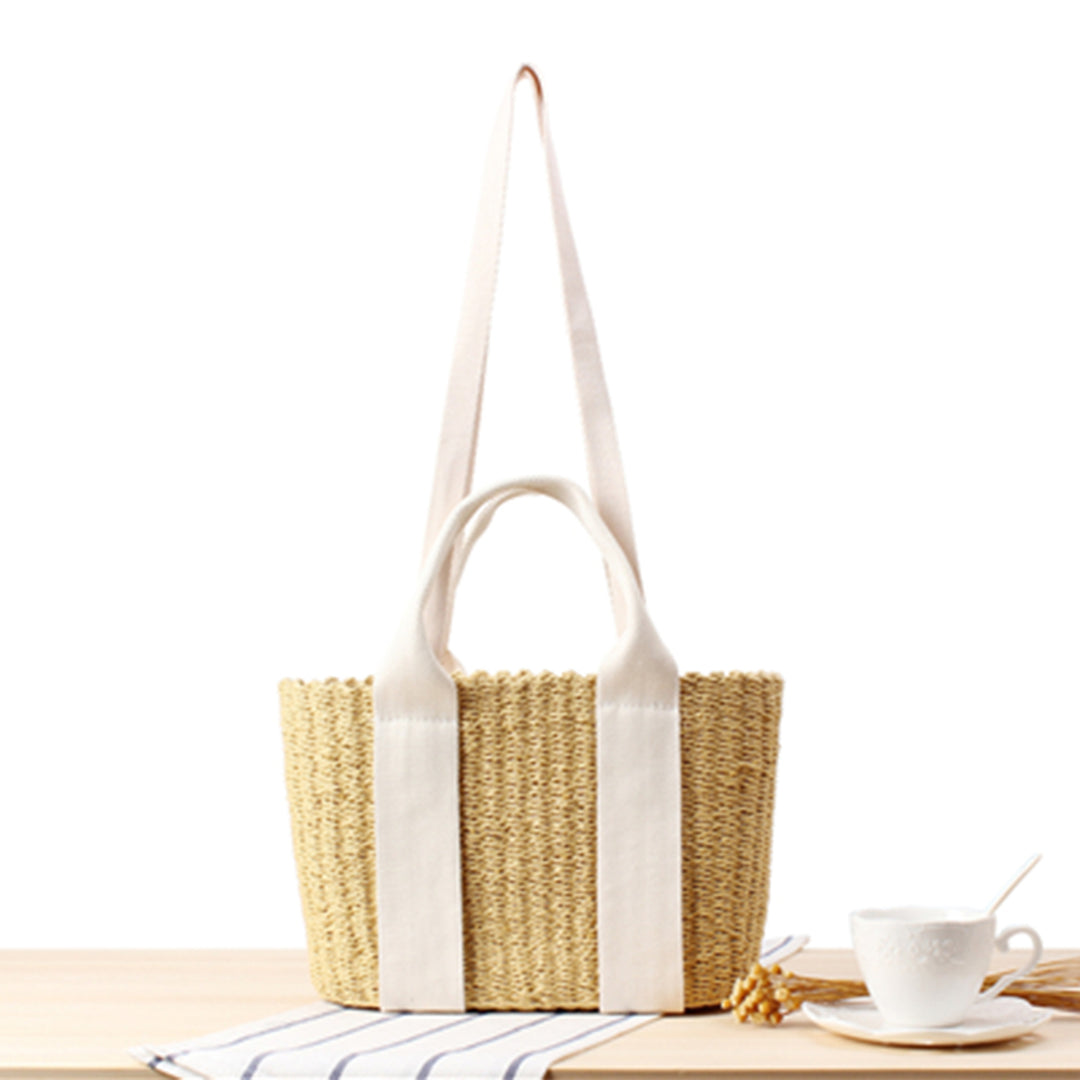 Trendy Tote Bag Made from Sustainably Woven Material with Wide Shoulder Straps Stornfield