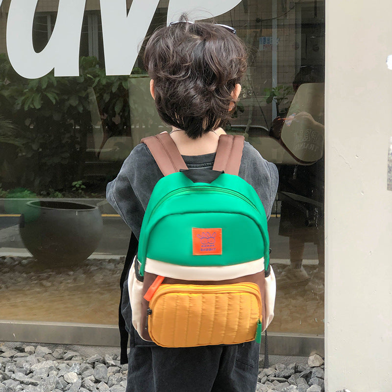 Color-Block Casual Backpack Stornfield