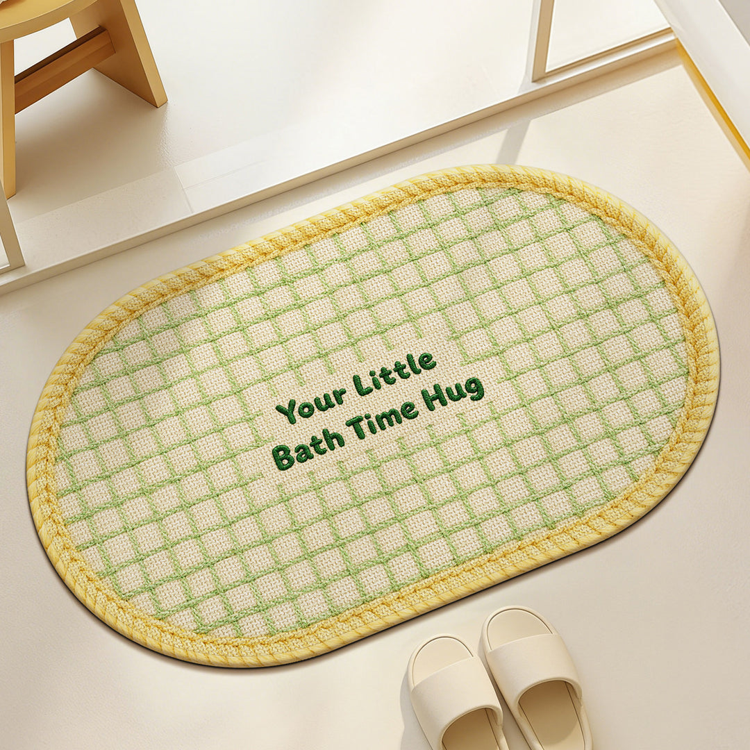 Soft Braided Bathroom Rug