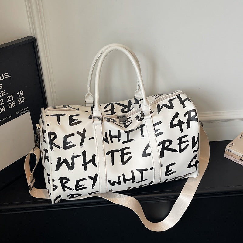 Stylish Graphic Print Duffle Bag Stornfield
