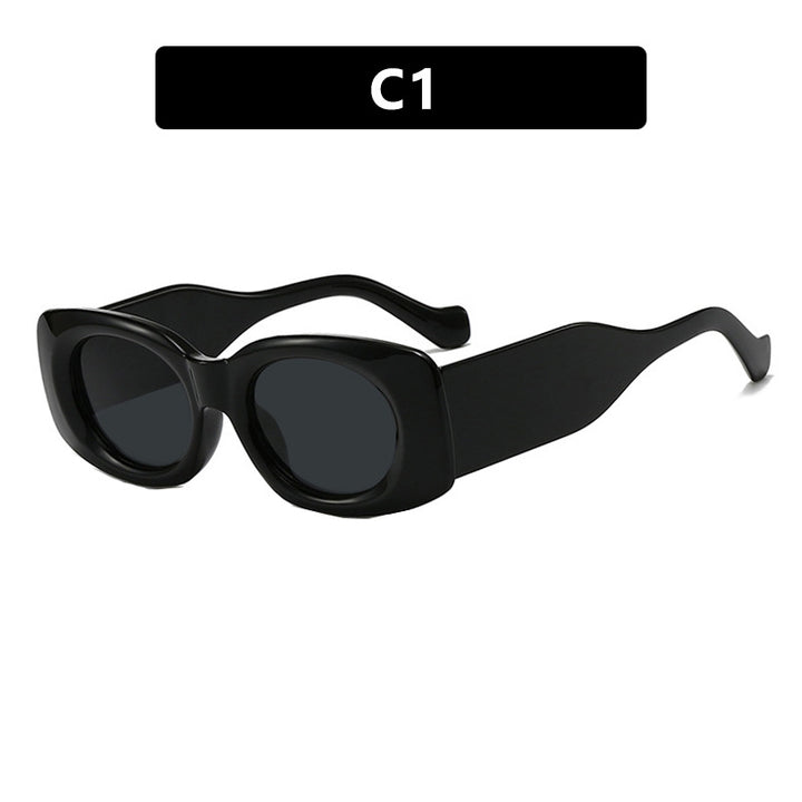 Ladies futuristic sunglasses in elegant square design Stornfield