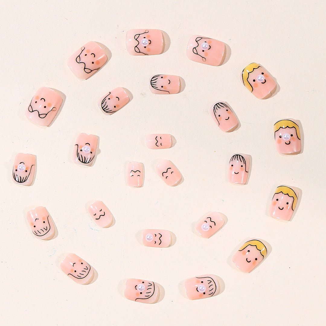 Whimsical Character Nail Art Stornfield