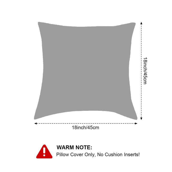 Square Script 'Relax' Outdoor-Ready Throw Pillow Cover with Hidden Zipper
