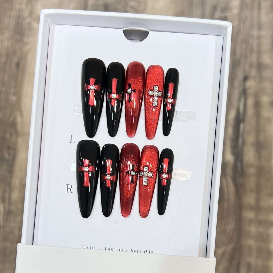 Glamorous Stiletto Press-On Nail Set Stornfield