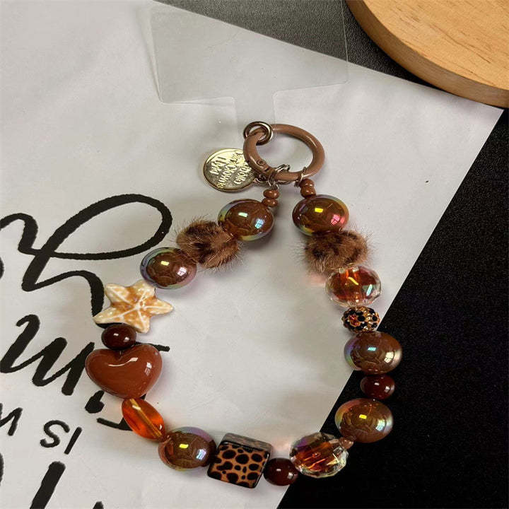 Decorative Beaded Charm Keychain Stornfield 1790135619