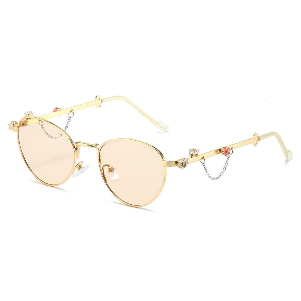 Decorative Rhinestone Cat-Eye Sunglasses Stornfield