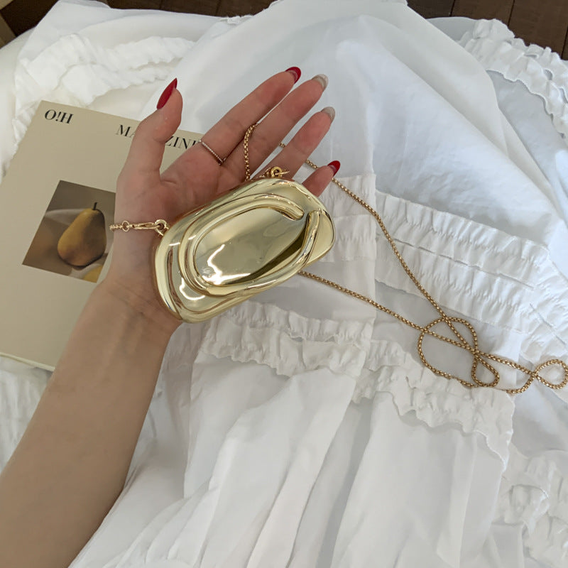 Chic Metallic Evening Clutch Stornfield