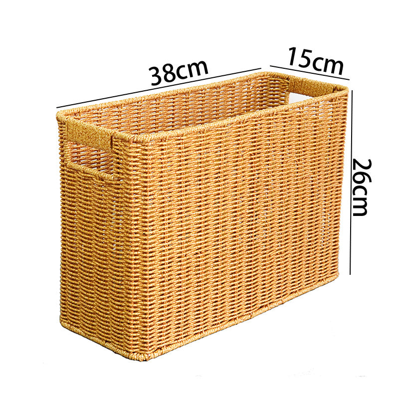 Versatile Wicker Organizer Basket Stornfield