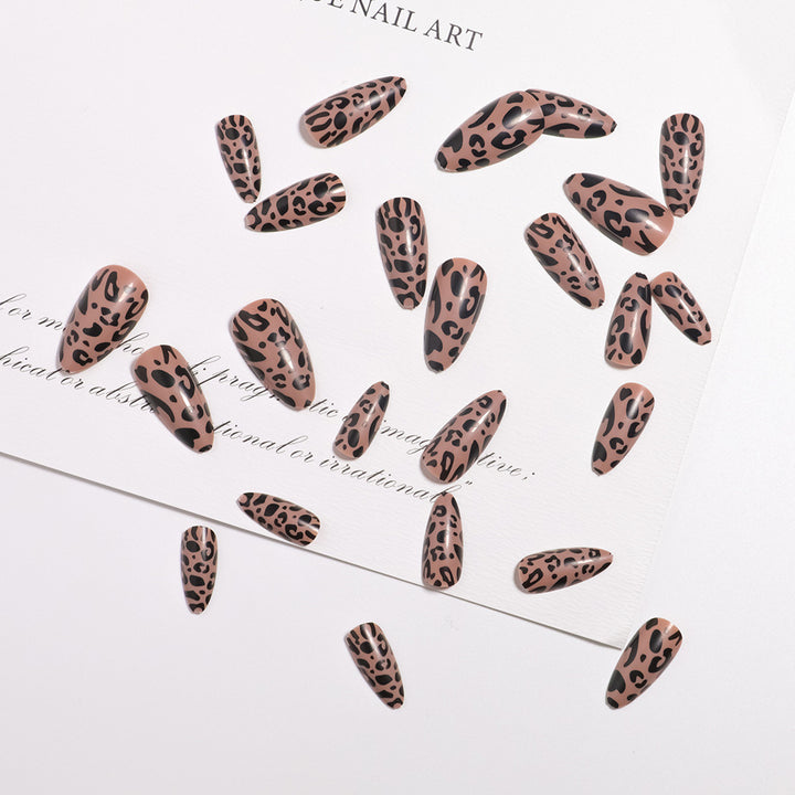 Stylish Leopard Print Press-On Nails Stornfield