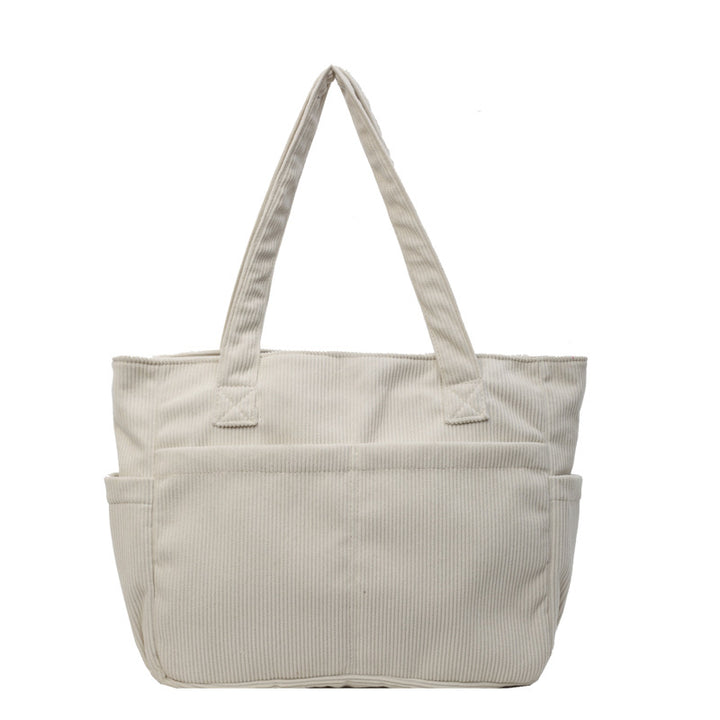 Multifunctional shoulder bag with large outer pockets Stornfield