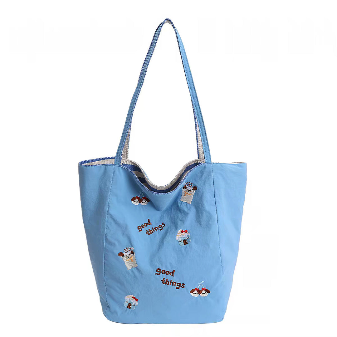 Embroidered Casual Tote Stornfield