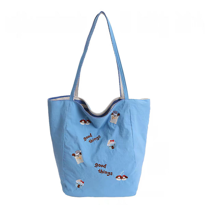 Embroidered Casual Tote Stornfield