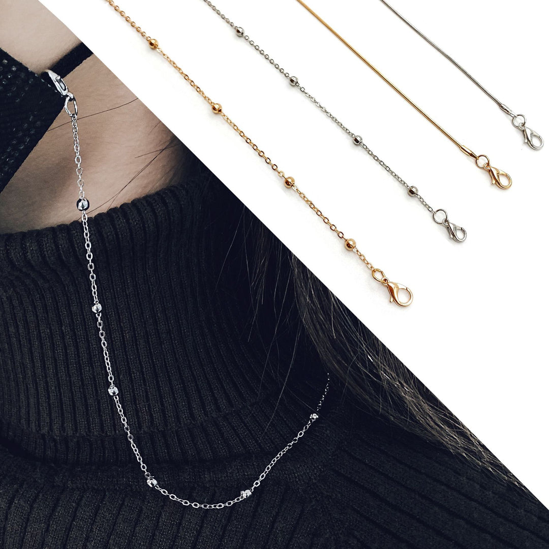 Sleek Metal Chain Eyewear Retainer Stornfield