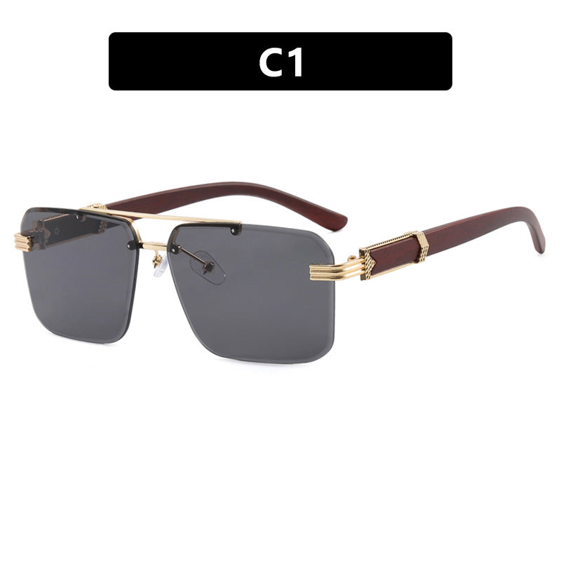 Women's geometric oversized sunglasses with trendy design and luxurious accents Stornfield